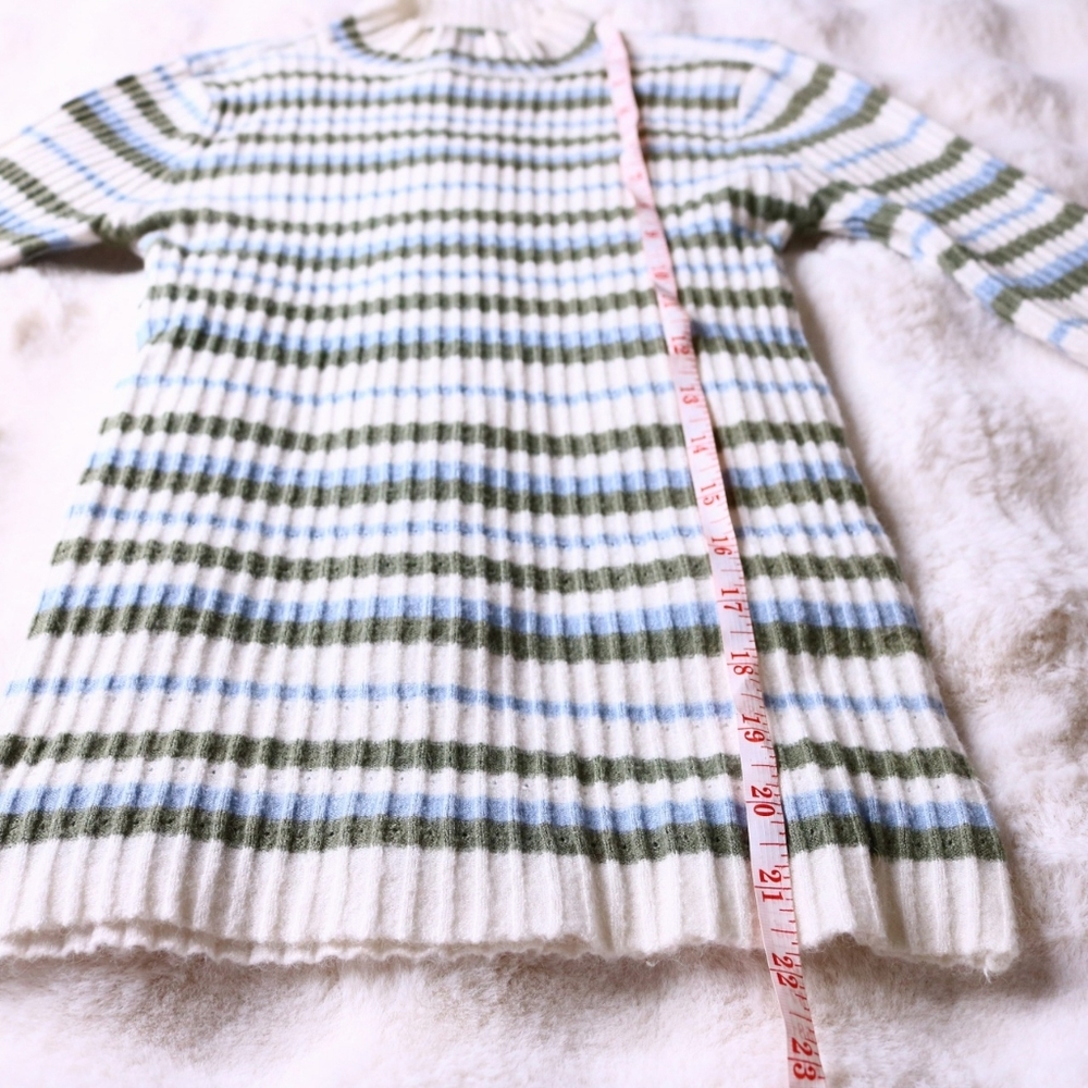 FREE SHIPPING RSQ Striped Knit Sweater XS - Picture 4 of 8